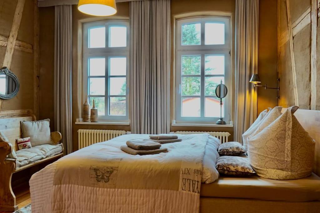 Ferienwohnung Alte Schule Chorin Schorfheide Eksteriør bilde